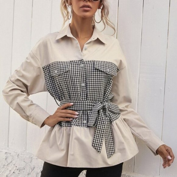 MODA ME COUTURE Tops - Modern and Edgy Blouse